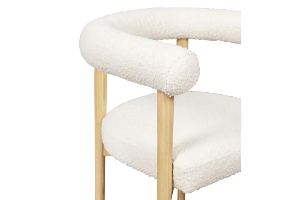 Spara Cream Boucle Dining Chair