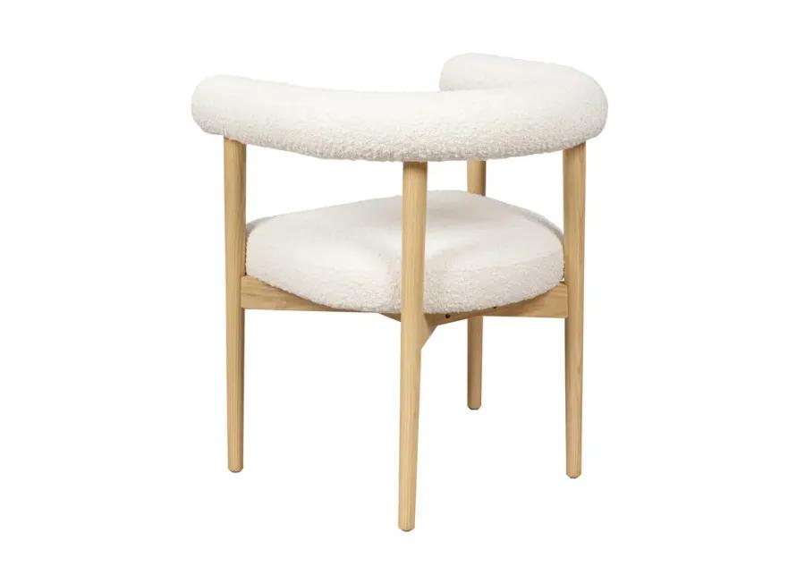 Spara Cream Boucle Dining Chair