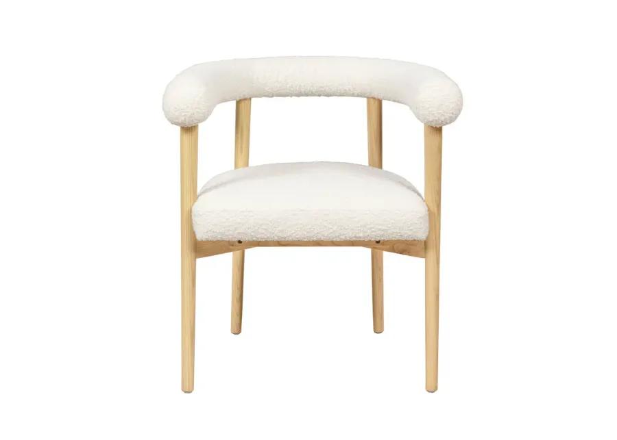 Spara Cream Boucle Dining Chair