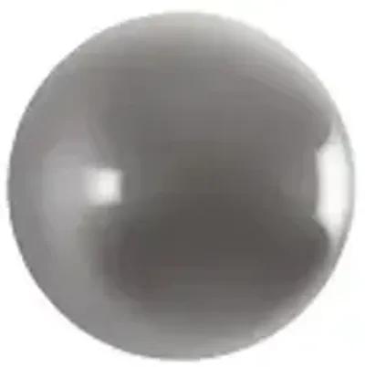 ball on the wall, extra small, polished aluminum finish