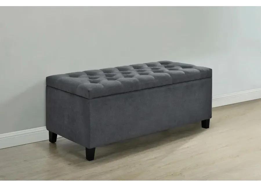 Samir Lift Top Storage Bench Charcoal