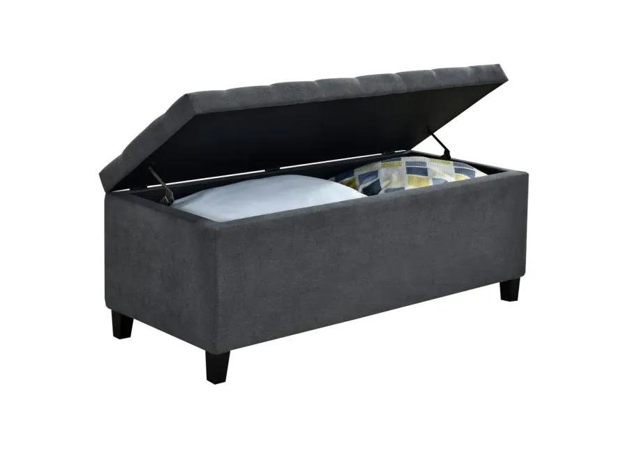 Samir Lift Top Storage Bench Charcoal