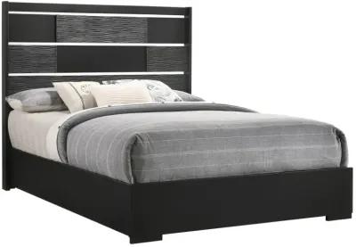 Blacktoft Eastern King Panel Bed Black