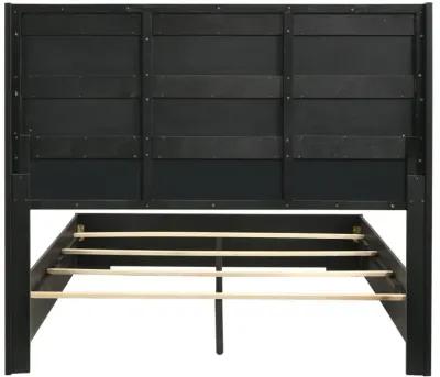 Blacktoft Eastern King Panel Bed Black