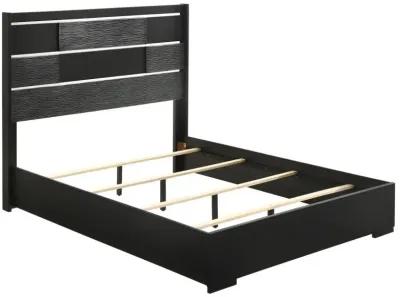 Blacktoft Eastern King Panel Bed Black