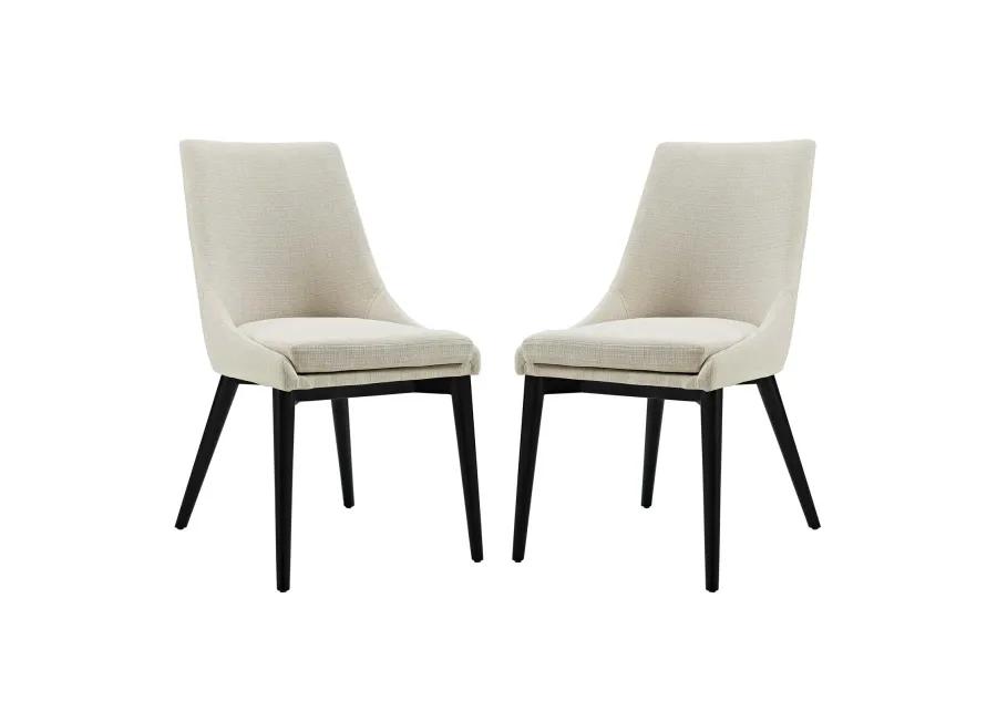 viscount Dining Side Chair Fabric Set of 2