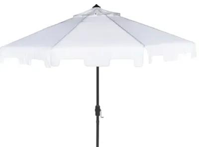 Uv Resistant Zimmerman 9 Ft Crank Market Push Button Tilt Umbrella with Flap