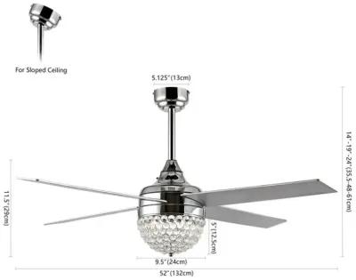 LEANNE CEILING FAN/REMOTE