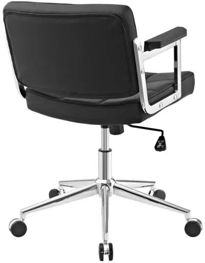 Portray Mid Back Upholstered Vinyl Office Chair