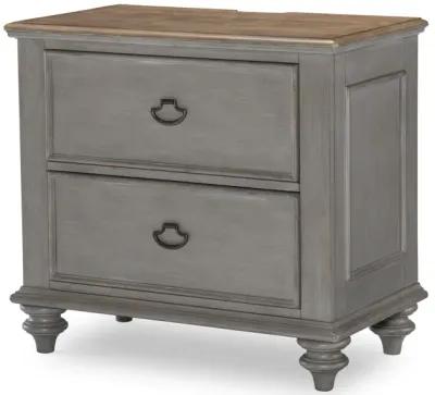 Kingston (Sandalwood Brown + Tweed Gray) Nightstand