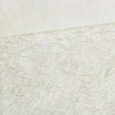 Intelligent Design Malea Ivory Shaggy Fur Duvet Cover Set