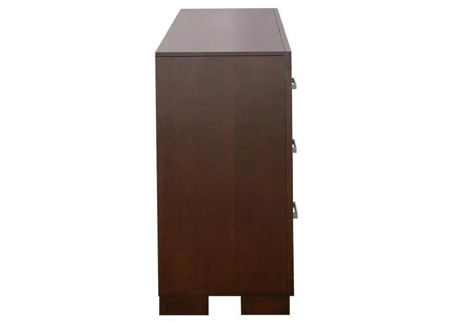 Immanuel 6-Drawer Dresser Cappuccino