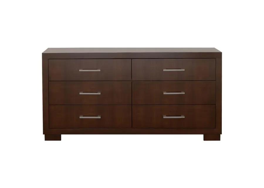 Immanuel 6-Drawer Dresser Cappuccino