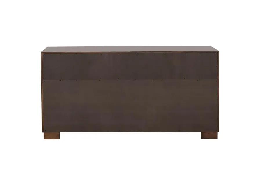 Immanuel 6-Drawer Dresser Cappuccino