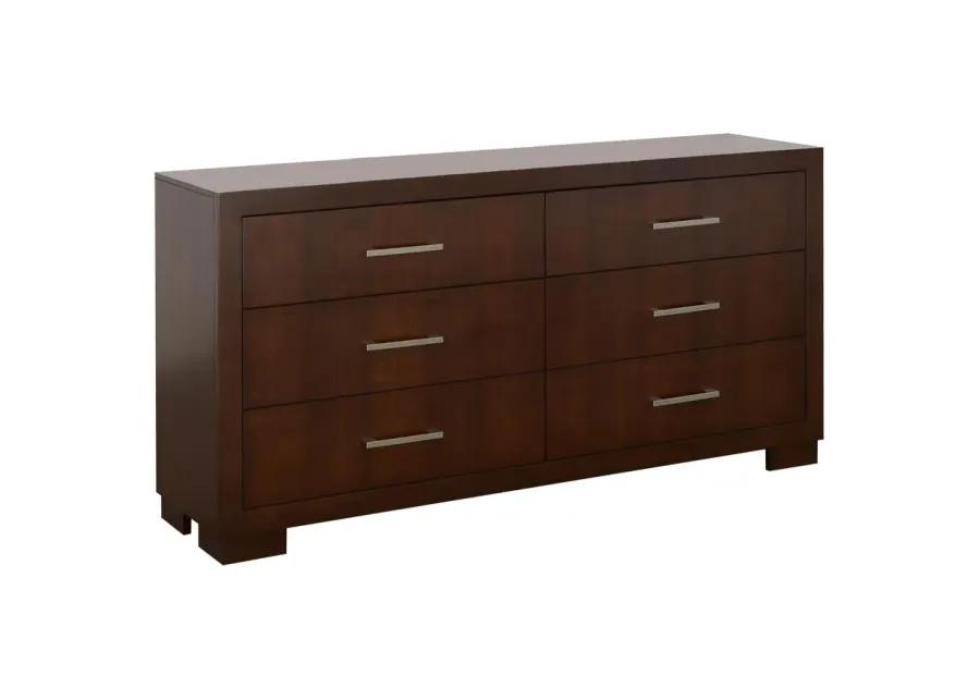 Immanuel 6-Drawer Dresser Cappuccino