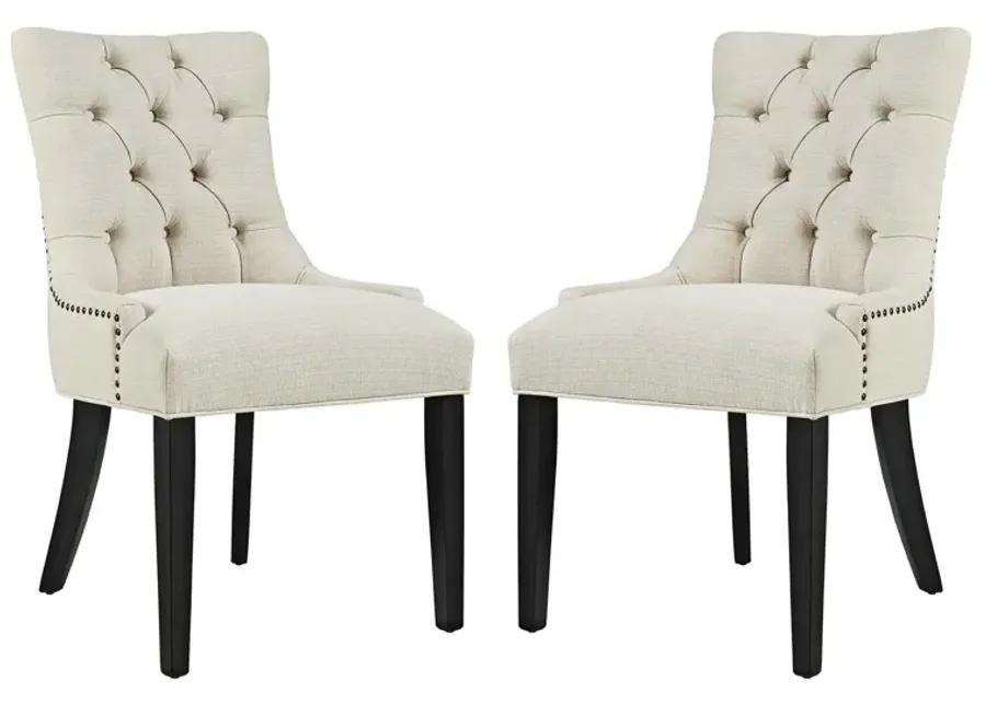 Regent Dining Side Chair Fabric Set of 2