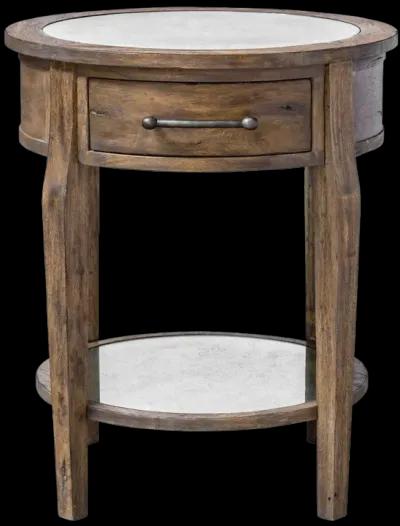 Raelynn Wood Lamp Table