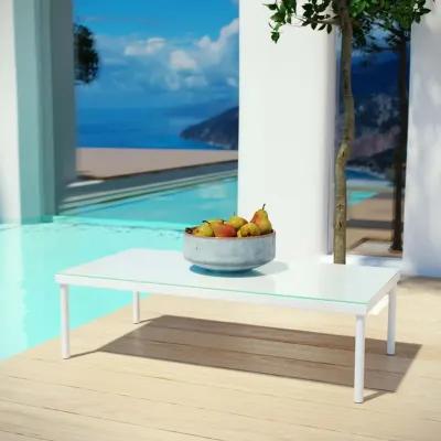 Harmony Outdoor Patio Aluminum Coffee Table