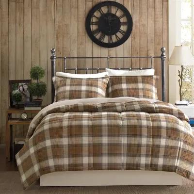 Woolrich Lumberjack Multi Classic Quilting Soft and Cozy Microfiber Solid Reverse Down Alternative Comforter Set