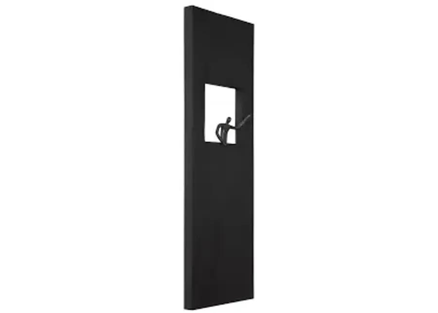 Atlas Wall Decor, Rectangle, Black