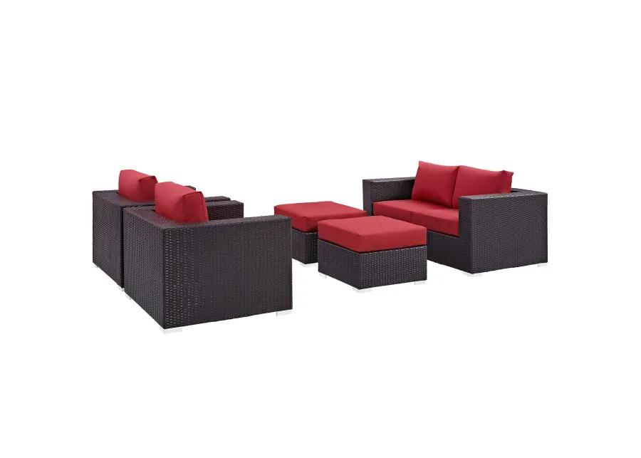 Convene 5 Piece Outdoor Patio Sofa Set