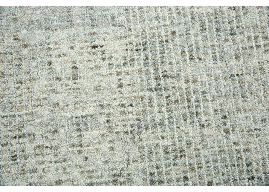 Talbot Light Gray Tweed Wool 10' x 13' Rectangle Rug