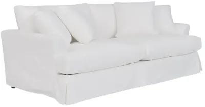 Ciara 93" Upholstered Sofa in Pearl