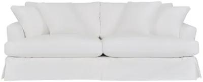 Ciara 93" Upholstered Sofa in Pearl