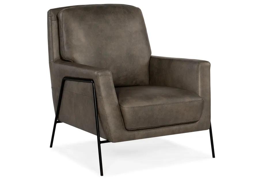 Amette Metal Frame Club Chair