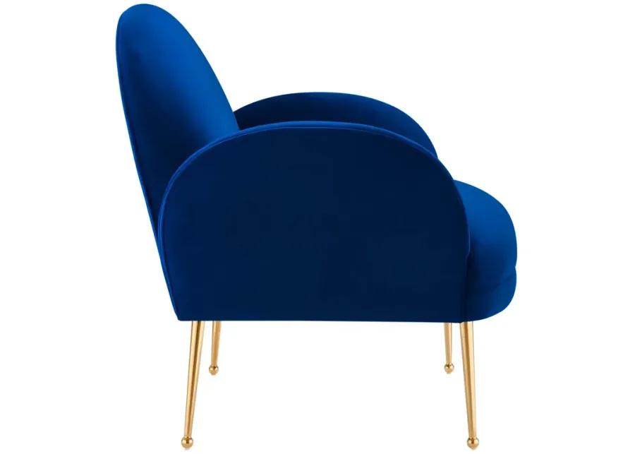 Transcend Performance Velvet Armchair