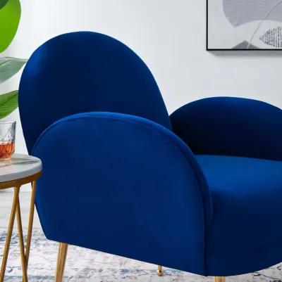 Transcend Performance Velvet Armchair