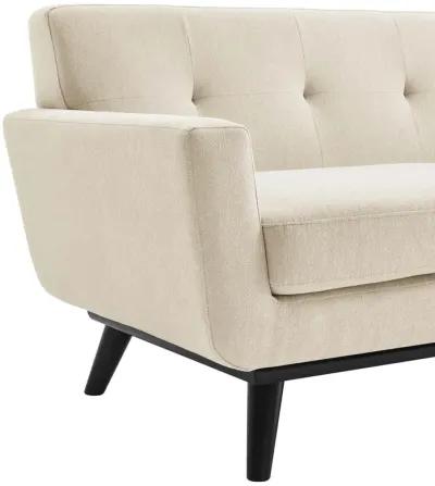 Engage Herringbone Fabric Loveseat