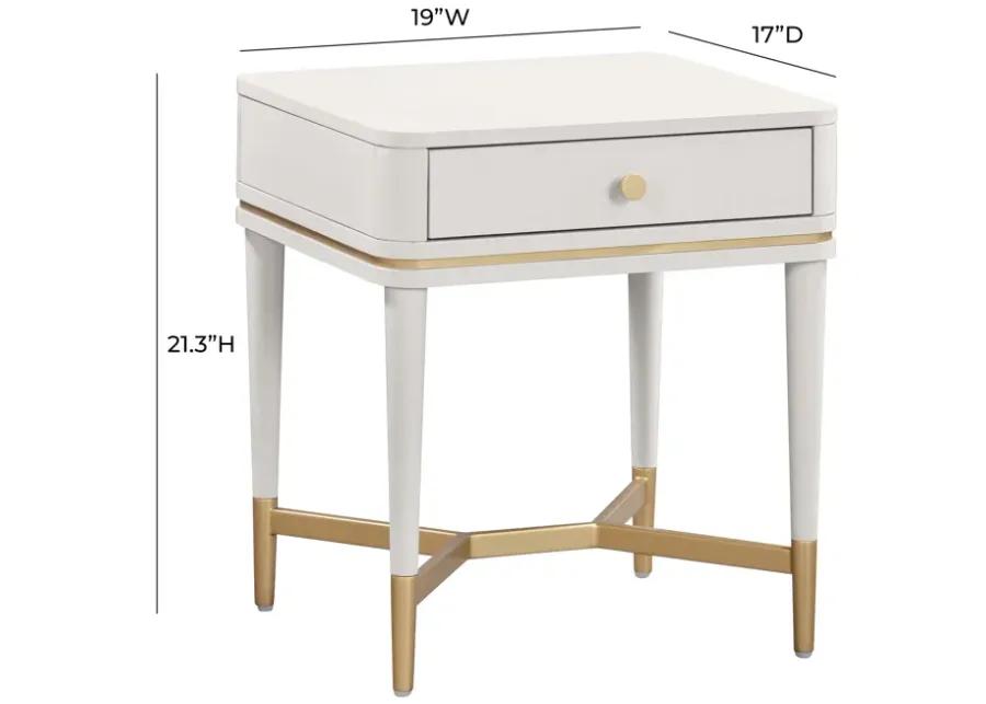 Julieta Cream Nightstand