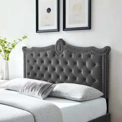 Louisa Tufted Performance Velvet Full/Queen Headboard