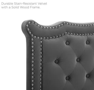 Louisa Tufted Performance Velvet Full/Queen Headboard