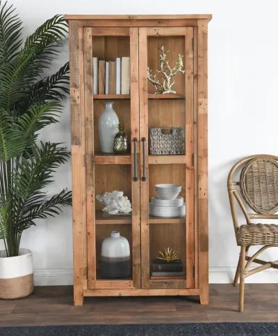 Emma Reclaimed Pine Display Cabinet