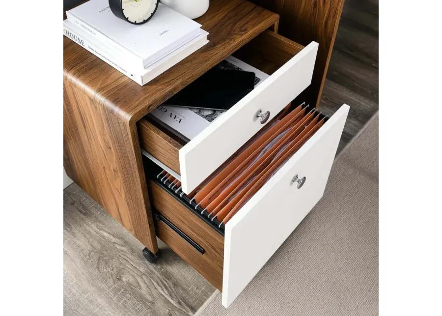 Transmit  Wood File Cabinet