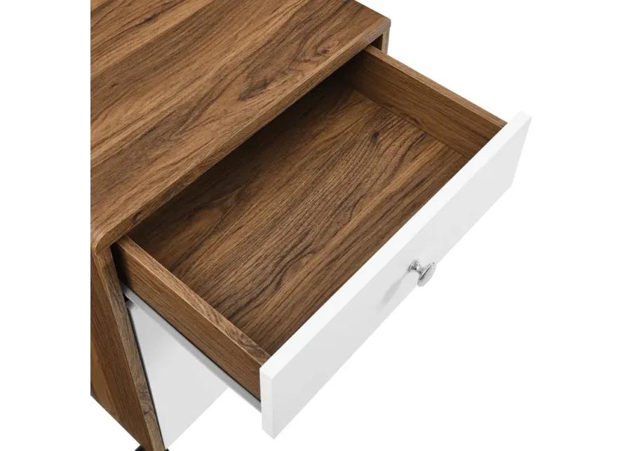 Transmit  Wood File Cabinet