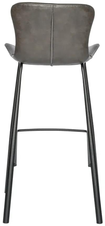 Melody Bar Stool in Dark Gray - Set of 2