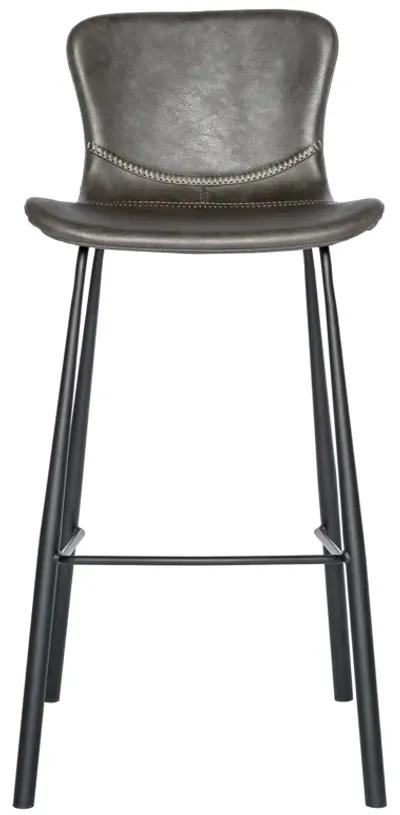 Melody Bar Stool in Dark Gray - Set of 2