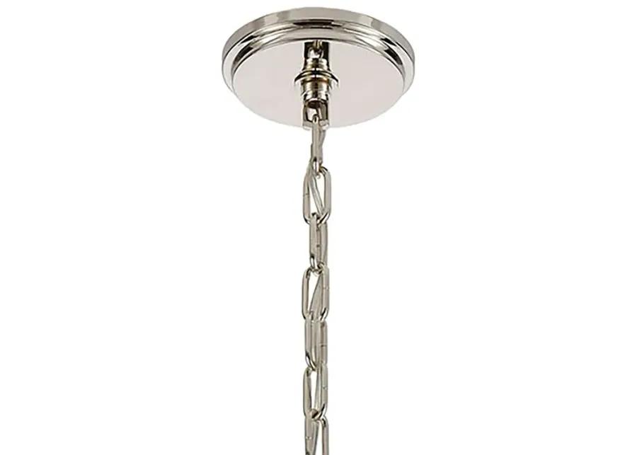 Bergamo 8-Light Chandelier in Polished Nickel