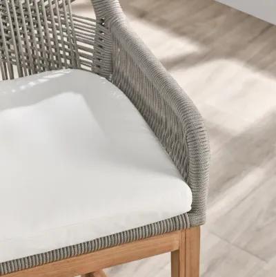 Marley Outdoor Bar Stool Ash Gray