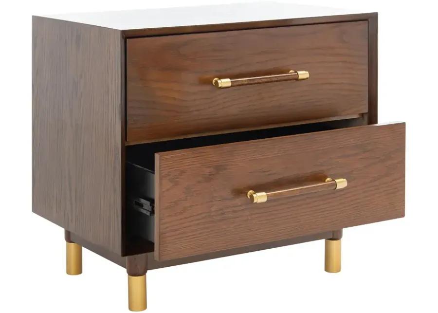 JUSTICE 2 DRAWER NIGHTSTAND