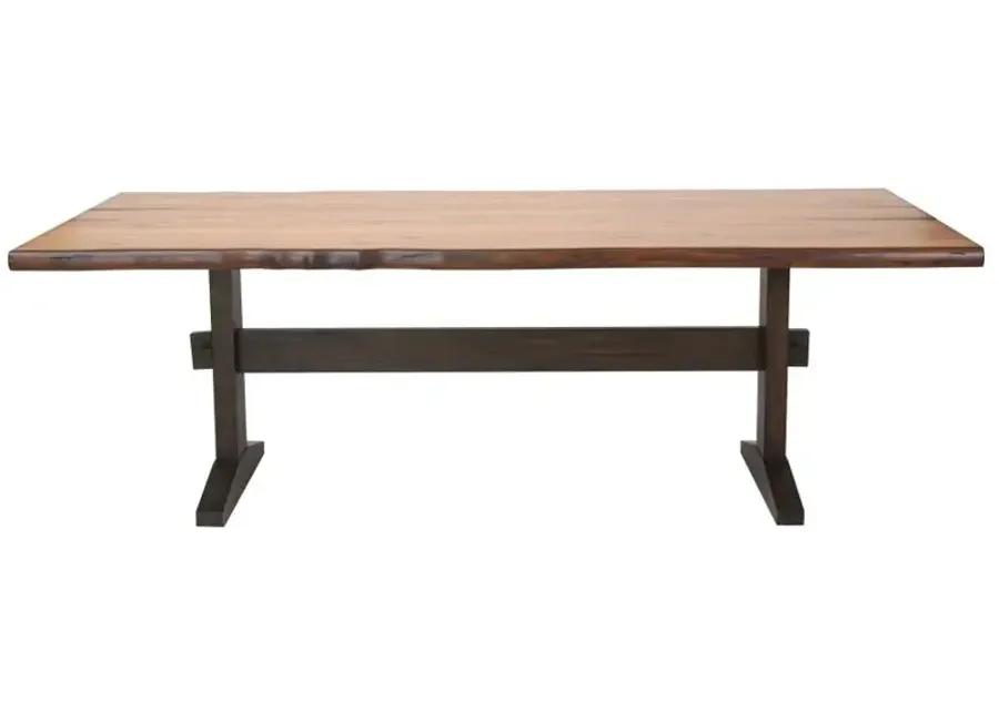 Abbeville Live Edge Trestle Dining Table