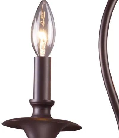 Medford 14" Wide 3-Light Chandelier - Oiled Bronze