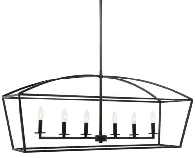 Clayton 6 Light Linear Chandelier