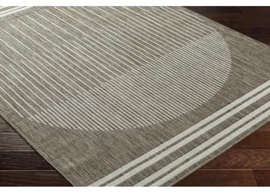 Long Beach LBH-2332 5'3" x 7' Machine Woven Rug