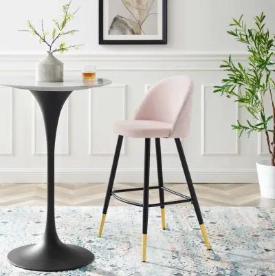 Cordial Performance Velvet Bar Stools - Set of 2