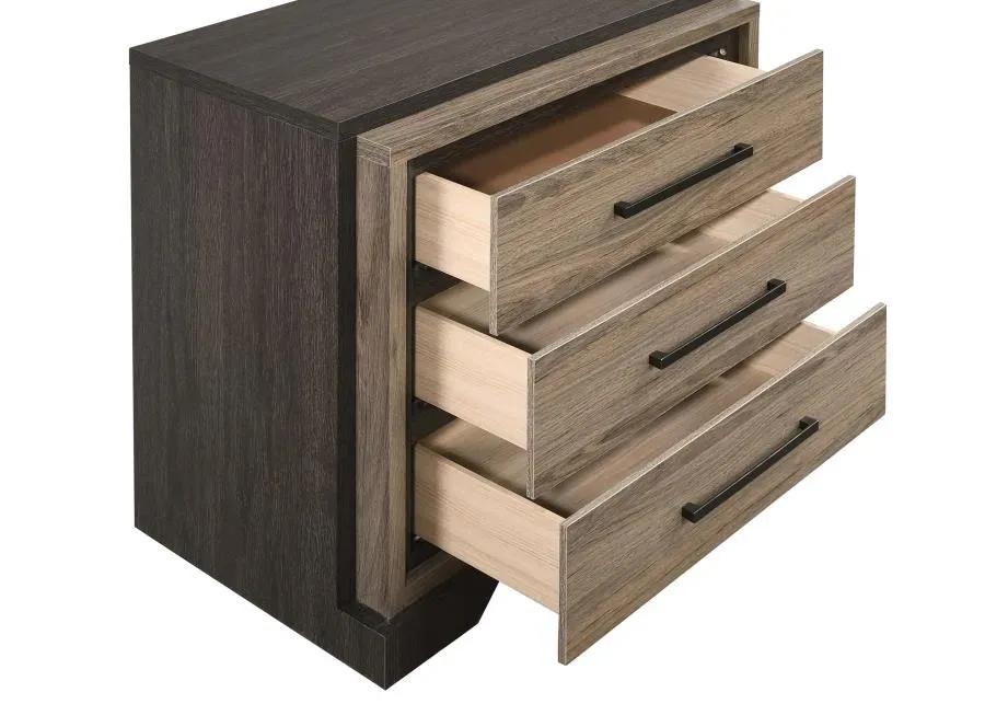 Austen 3-Drawer Nightstand