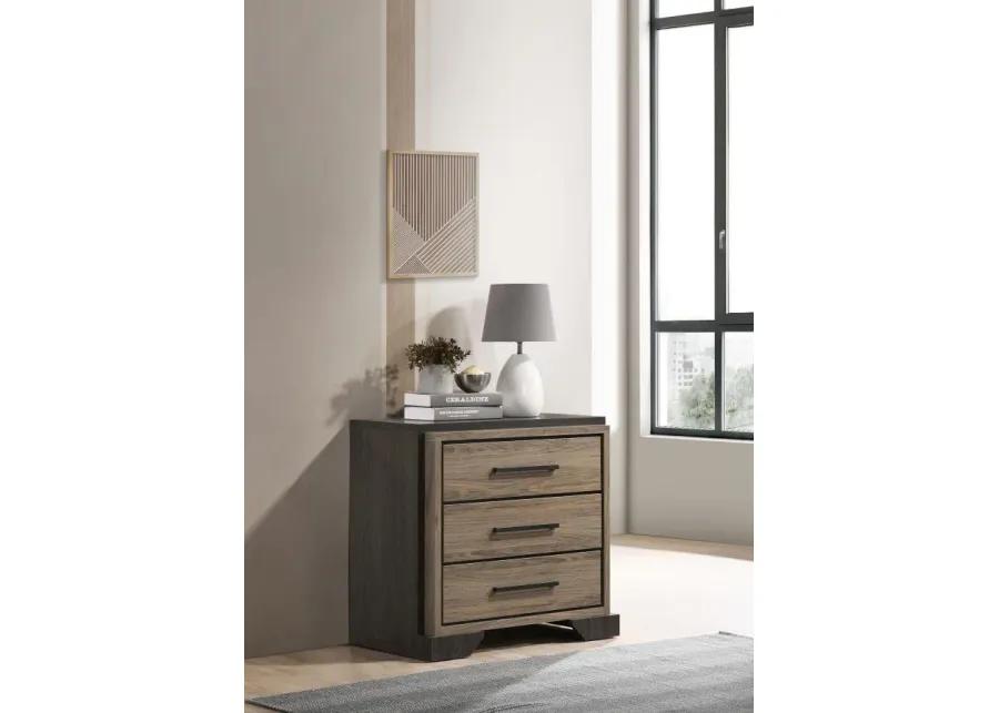 Austen 3-Drawer Nightstand